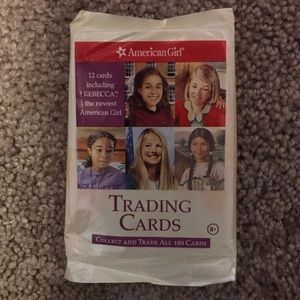 American girl trading cards